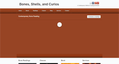 Desktop Screenshot of bonesshellsandcurios.com